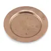 Tava vintage rotunda din cupru cu aspect uzat, 11cm