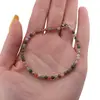 Bratara Agat indian sfere 3-4mm, imagine 3