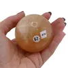 Calcit galben, sfera naturala unicat, A10, imagine 2