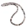 Colier Agat dragon veins sfere fatetate 8mm