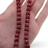 Colier Agat rodolit discuri fatetate 8mm si Cristal de stanca sfere fatetate 3mm, imagine 3