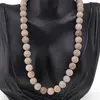 Colier Coral fosilizat sfere 10mm, imagine 2