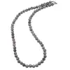 Colier Jasp earth sfere 6mm