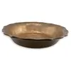 Bol vintage din alama cu margine ondulata, 24cm, imagine 2