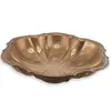Bol vintage din alama cu margine in relief, 23cm, imagine 2