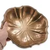 Bol vintage din alama cu margine in relief, 23cm, imagine 3