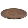 Tablou vintage din cupru gravata, scena regala ornamentala, 24,5cm, imagine 2
