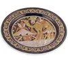 Tablou vintage din metal emailat, model camila decorativa, 25cm