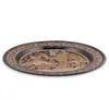 Tablou vintage din metal emailat, model camila decorativa, 25cm, imagine 2