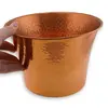 Galeata vintage din cupru ciocanit manual, 18cm, imagine 3