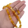 Set Cercei cu agatatoare si Colier din Agat galben discuri fatetate 8mm si discuri fatetate 4mm, imagine 4