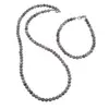 Set colier si bratara Jasp earth sfere 4mm
