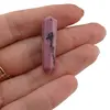 Cristal cu doua varfuri Rodonit pentru meditatie si grila de cristale, imagine 3