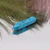Cristal cu doua varfuri Turcoaz pentru meditatie si grila de cristale, imagine 2