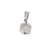 Pandantiv Cristal de stanca tub fatetat, 10mm