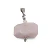 Pandantiv Piatra lunii gri cristal fatetat, 23x15mm