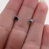 Cercei cu surub din Argint 925 si Spinel, 4mm, imagine 3