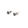Cercei cu surub din Argint 925 si Topaz mistic, 4mm