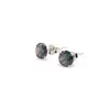 Cercei cu surub din Argint 925 si Topaz mistic, 6mm