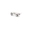 Cercei cu surub din Argint 925 si zircon alb, 4-5mm