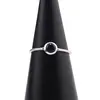 Inel din argint 925 subtire cu Ametist, marimea 51 - montura rotunda, imagine 4