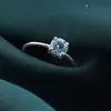 Inel din argint 925 subtire cu Topaz, marimea 59 - montura tip prong, imagine 3
