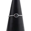 Inel din argint 925 subtire cu Topaz mistic incrustat, marimea 60 - montura rotunda, imagine 4