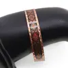 Bratara reglabila din cupru cu motive orientale decorative si margini texturate, imagine 3
