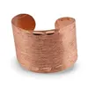 Inel reglabil din cupru cu model ciocanit lateral, 15mm