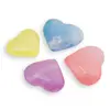 Inima slefuita din Onix de Pakistan colorat, 3cm