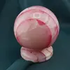 Sfera din Onix de Pakistan colorat cu suport, 9cm, imagine 2