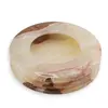 Scrumiera rotunda din Onix de Pakistan, 13cm