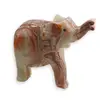 Figurina slefuita din Onix de Pakistan, elefant - 10,5cm