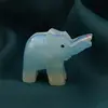 Figurina slefuita din Onix de Pakistan colorat, elefant - 4,5cm, imagine 2