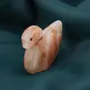 Figurina slefuita din Onix de Pakistan lebada, 4-5cm, imagine 2