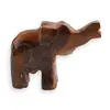 Figurina slefuita din Onix de Pakistan, elefant - 4cm