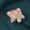 Figurina slefuita din Onix de Pakistan colorat, broasca testoasa - 7cm, imagine 2