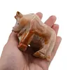 Figurina slefuita din Onix de Pakistan, taur - 8cm, imagine 3