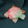 Figurina slefuita din Onix de Pakistan colorat, broasca testoasa - 8cm, imagine 2