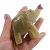 Figurina slefuita din Onix de Pakistan, elefant - 8cm, imagine 3