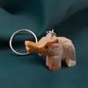Breloc din Onix de Pakistan, elefant - 4,5cm, imagine 2