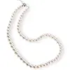 Colier Perle de Mallorca albe si crem, sfere 6mm