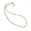 Colier Perle de Mallorca crem, sfere 4mm