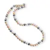 Colier Perle de Mallorca multicolore, sfere 6mm