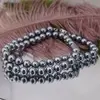 Colier Perle de Mallorca negre, sfere 6mm, imagine 2
