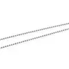 Lant argint 925 rodiat, model bead chain - 50cm