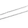 Lant argint 925 rodiat, model cable subtire - 50cm