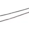 Lant argint 925 rodiat, model snake rotund - 45cm