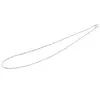 Lant argint 925 rodiat, model venetian - 45cm, imagine 2