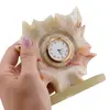 Ceas model frunza din Onix de Pakistan - 11,5cm, imagine 3